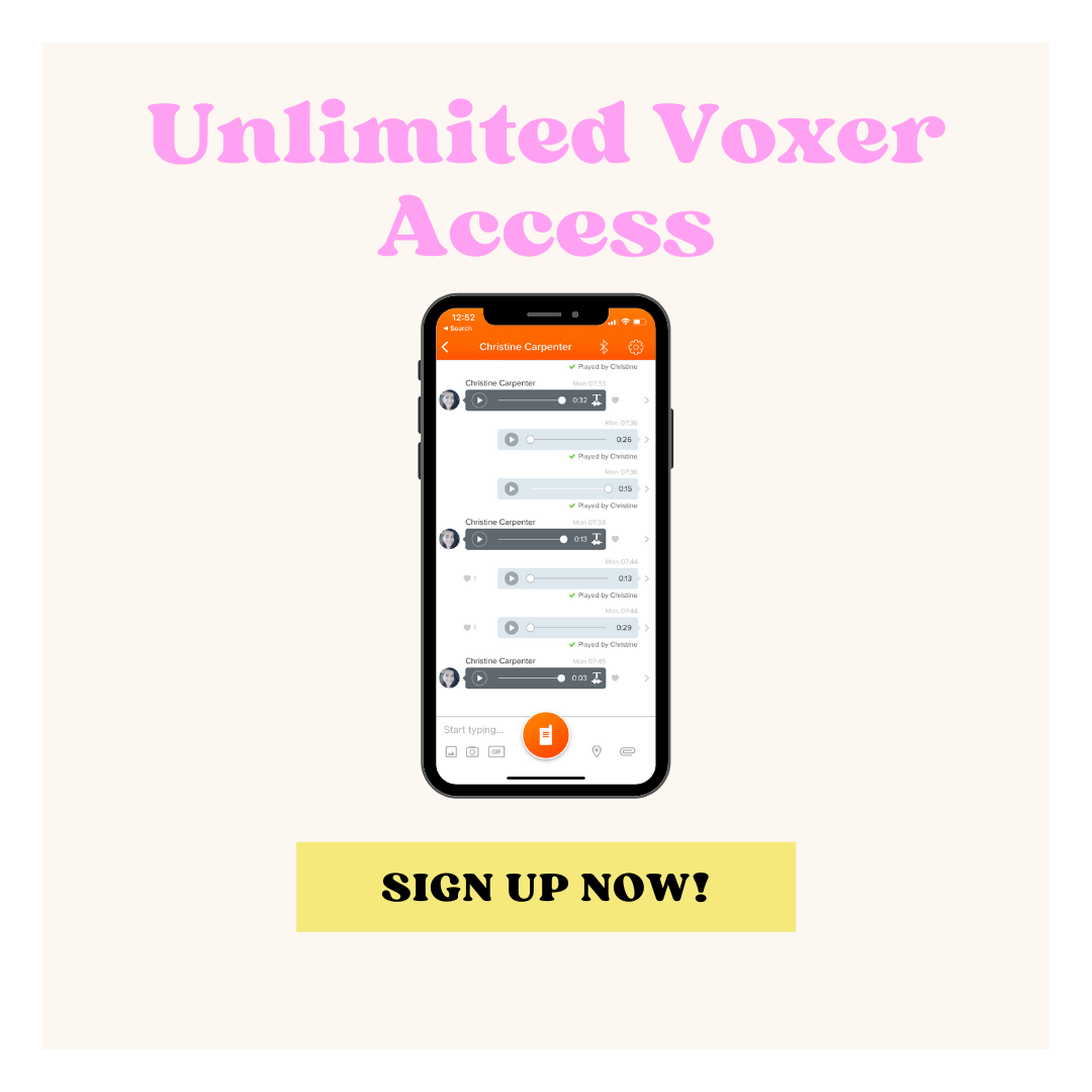 Unlimited Voxer Access (Business Days Voxers)