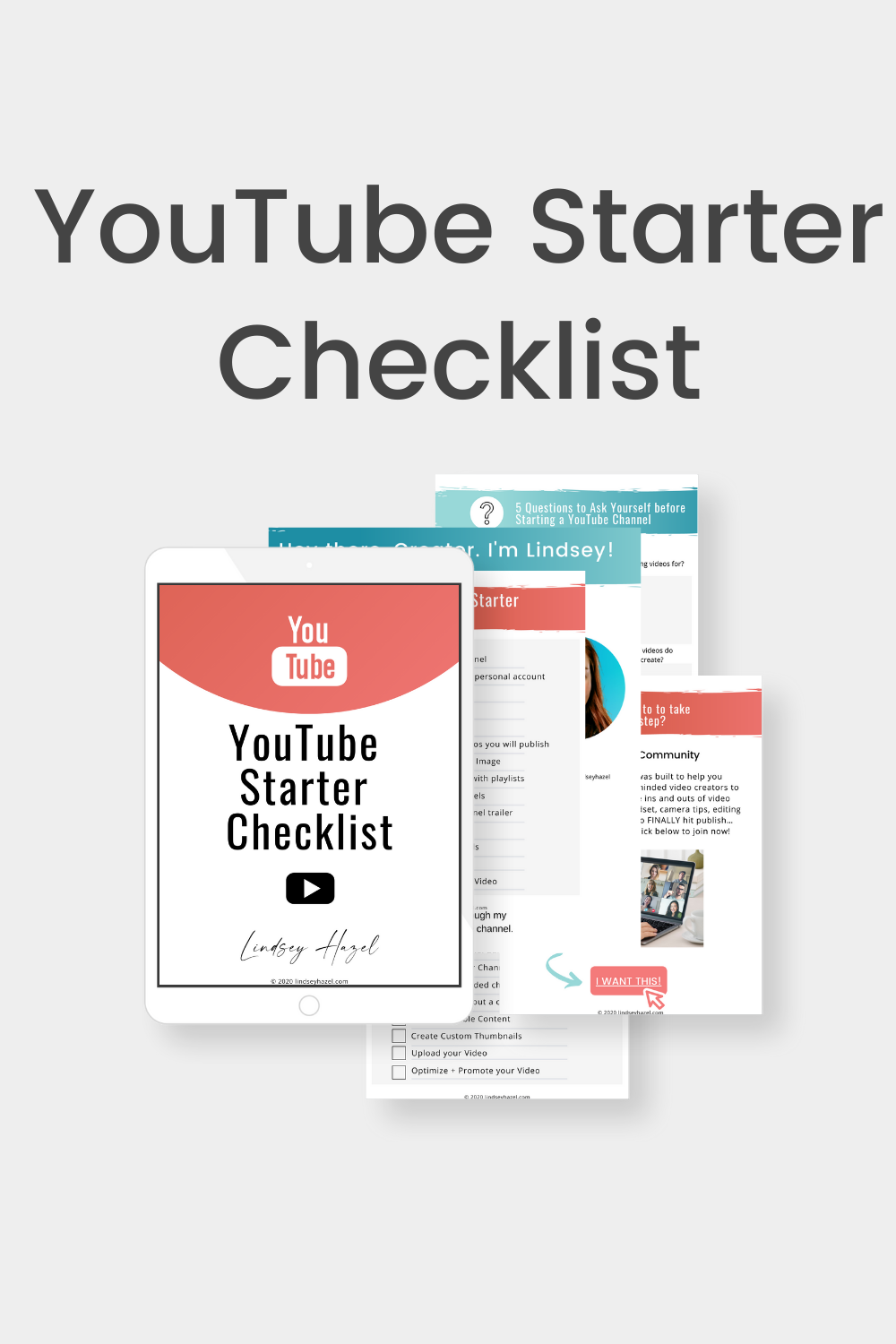 YouTube Starter Checklist