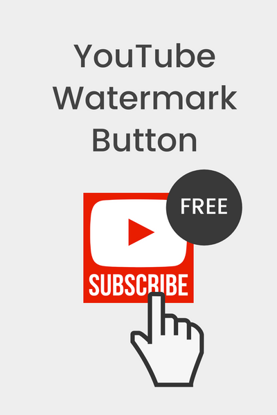 Copyright Free Watermark YouTube Subscribe Button (FREE DOWNLOAD)